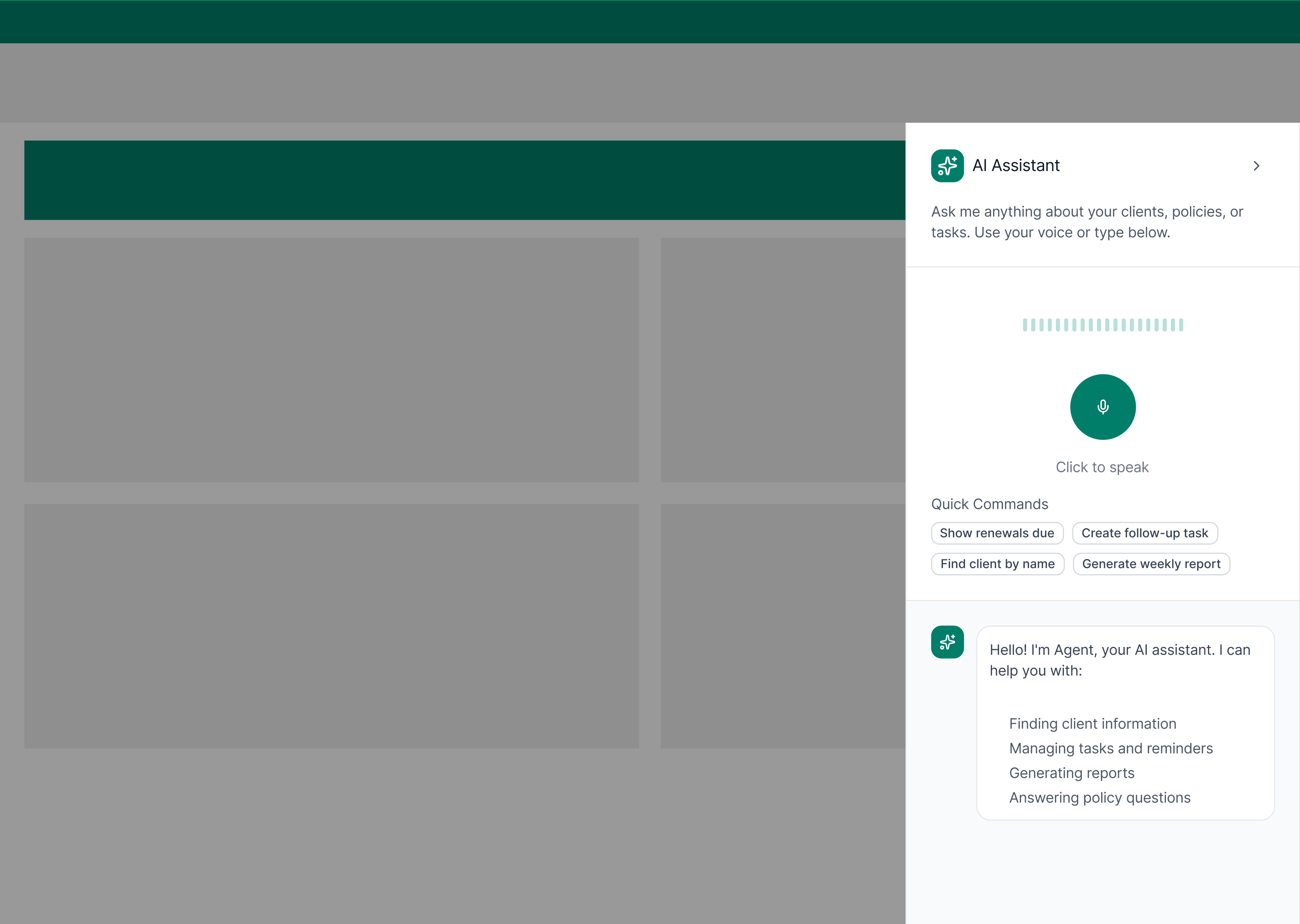Early concept 2: Conversational assistant
